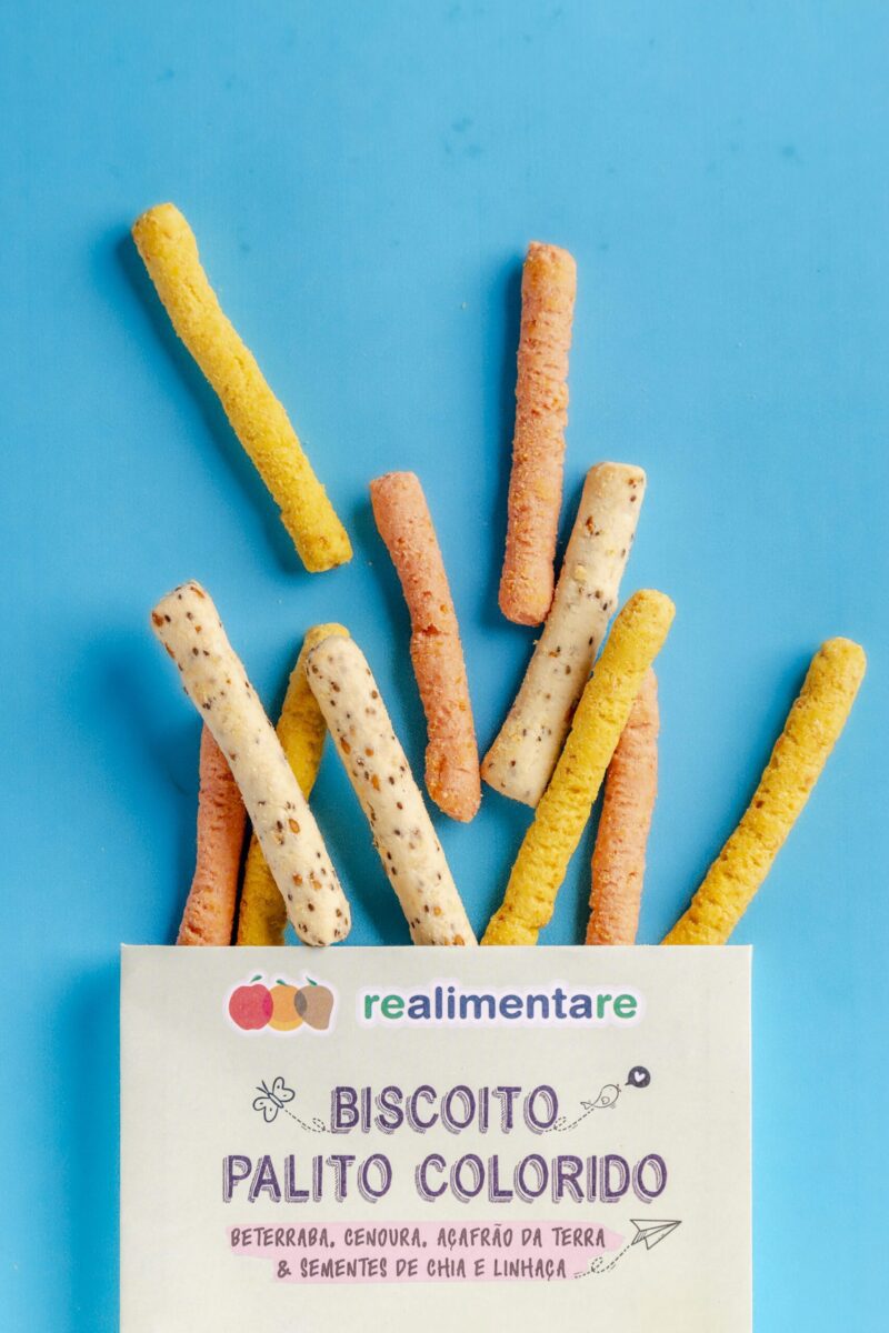 Biscoito Palito Colorido
